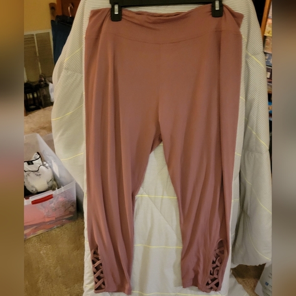 Ready To Go Yoga Cropped Pants 3X Knit Pullon - Picture 1 of 3